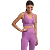 Falke CORE Seamless Medium Support voor laag activiteitsniveau functioneel sportbeha dames purper - maat XS