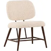 Svea - Miso fauteuil - teddy - wit