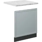 Vicco Fame-Line Frontpaneel – 60 cm, WB Marmer Licht blauw-grijs