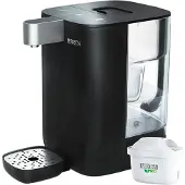 Brita waterdispenser cube black met filter en UV-C technologie - 4 liter