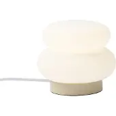 QAZQA Japandi tafellamp beige met opaalglas 15cm - Kumo