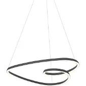 QAZQA Scandinavische hanglamp zwart 72cm incl. LED 3-staps dimbaar - Circuit