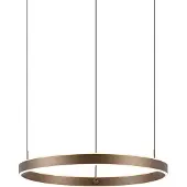 QAZQA Design hanglamp donkerbrons 3-staps dimbaar - Titmus
