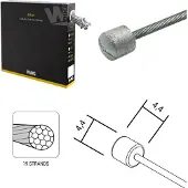 Wag Shimano/sram 1.1 X 1950 Mm Versnellingskabel