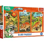 Trefl 34888, 80 stuk(s), Dinosauriërs, 5 jaar