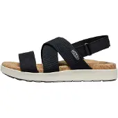 Keen Elle Criss Cross Black/birch Maat: 37.5 | Sandalen Outlet | Dames | Zwart