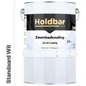 Holdbar Zwembadcoating Standaard Wit 2,5 kg