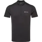 Montane Dart Zip T-Shirt, heren, zwart
