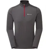 Montane Dart Thermo Zip Neck, heren, grijs
