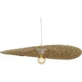 Lighto | Hanglamp Rotan - Ø60 cm - Plafondlamp - Japandi Lamp - Eetkamer - Slaapkamer - Woonkamer - Vana