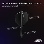 GOAT Air Black NO6 - Dart Flights