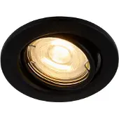 Lighto Inbouwspot zwart rond - Met GU10 Fitting - 10 stuks