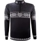 Kama Rune, merino sweater, heren, zwart