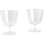 HAY Curve Stem drinkglas 2-pack Helder