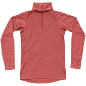 Devold of Norway - Dames thermokleding - Duo Active Merino 205 Z.Neck W Marsala voor Dames van Wol - Maat M - Rood