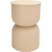 H&S Bijzettafel - Ø31xH46cm - Zand