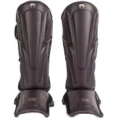 Venum Impact Evo Kickboks Scheenbeschermers Chocolate - XL