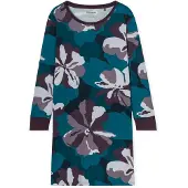 Schiesser Dames Nachthemd lange mouw - Flower - Modal dames nachtjapon - Luxe nachtkleding dames - 36