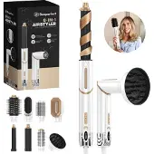 Beeperfect Airstyler 8 in 1 - Multistyler - Krultang - Föhnborstel - Hairwrap - Föhnborstel - Met Diffuser - Haardroger - Krulborstel