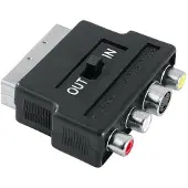 Hama AV Scart-adapter Scart-stekker - RCA/S-Video