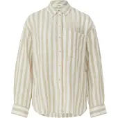 s.Oliver Blouse lichtbruin / wit