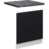 Vicco Fame-Line Frontpaneel – 60 cm, WB Antraciet Zwart gestreept