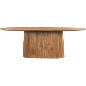 LivingFurn eetkamertafel salvator 200cm mangohout