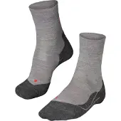 Falke RU4 Endurance Wool, hardloopsokken, heren, lichtgrijs