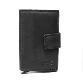 Bear design Pip CL15254 pasjeshouder - Zwart – Van leer – Pip CL15254 is een compacte pasjeshouder voor wie vooral betaalpassen gebruikt en geen grote portemonnee mee wil nemen