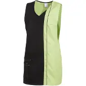 Leiber Damen Überwurfschürze 08/2541/1087 Schwarz/Hellgrün-III