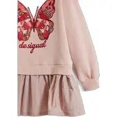 Desigual Jurk gemengde kleuren / pink