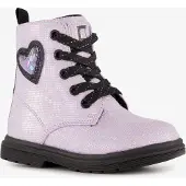 Blue Box meisjes veterboots met glitters lichtroze maat 20