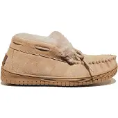 Warmbat Bunya Suede Dames Sloffen - Taupe