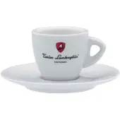 Tonino lamborghini - Espresso kop en schotel - Wit