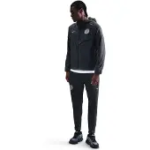 Nike Paris Saint-Germain Windrunner Woven Trainingspak Full-Zip 2025-2026 Donkergrijs Zilver