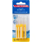 Lactona Interdental Cleaner XX-Small Short 2.5mm geel - 5 stuks