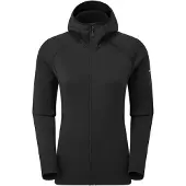 Montane F Fury Hoodie, fleecetrui, dames, zwart