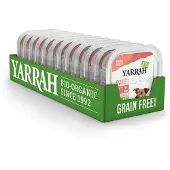 Yarrah 12x Bio Hondenvoer Paté Kip & Zalm 150 Gr