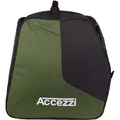 Accezzi skischoen- en helmtas, donkergroen