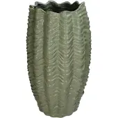 HD Collection Vaas Aardewerk Groen 24x24x43cm
