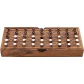 Engelhart Fanorona – Houten Strategiespel – Klassiek 2-Spelers Bordspel – Tactisch Denkspel – Traditieel Afrikaanse Spel –