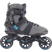 Tempish Ayroo 3x90 Skeelers Volwassenen – 3 Wielen 90mm – Fitness / Speed Inline Skates – Zwart Blauw – Maat 40