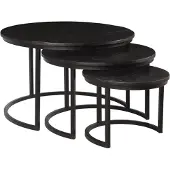 LivingFurn salontafel jerrel kala 74x74x42 mangohout