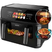 Cecotec Airfryer 10L, 4 Weerstanden, Air Fryer, Cecofry&amp;Grill Duoheat 10000. 2800W, Perfecte Goudkleur en Grill Smaak voor