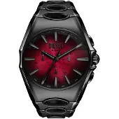 Diesel Analoog horloge 'D-CURVE' zwart