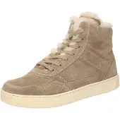 Sioux - MAITES SNEAK 006-LF - Hoge sneakersVeterbootsDames veterschoenenDames sneakersHalf-hoge schoenen - Kleur: Wit/beige - Maat: 42