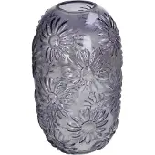 HD Collection Vaas Glas Paars 19x19x33,5cm