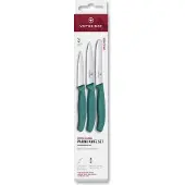 Victorinox Schilmesset 3-delig groen groen RVS Schilmes