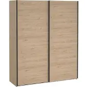 Ebuy24 Como schuifdeurkast 2 deuren 180x220cm eikdecor.