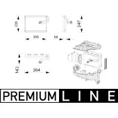 MAHLE ORIGINAL AE 269 000P Airco verdamper